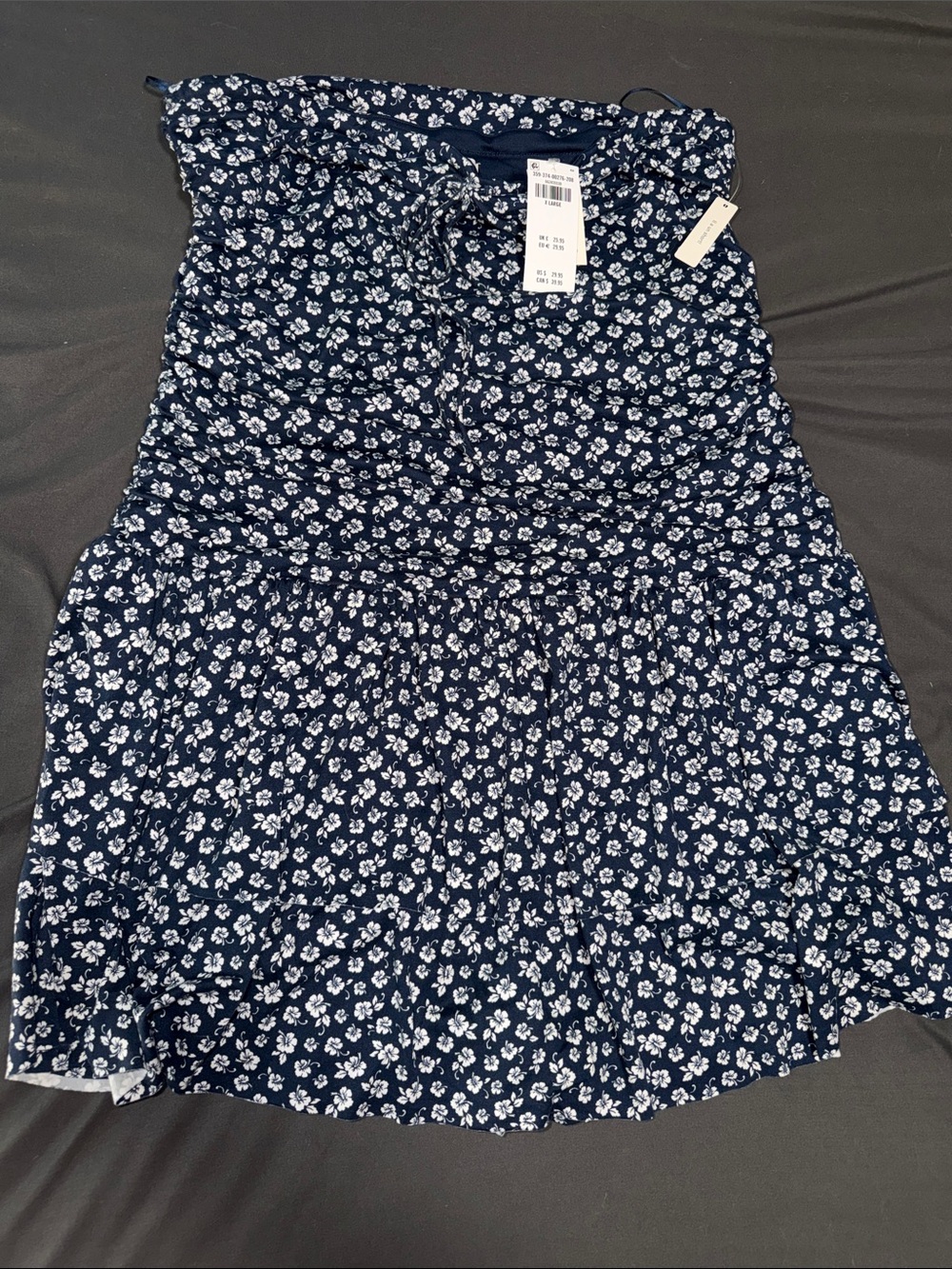 Hollister Navy Floral Halter Dress/shorts! NWT Size XL